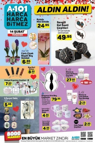 14 Şubat Sevgililer Günü A101 aktüel indirimli ürünler kataloğu ve dikkat çeken ürünler - Sayfa 3