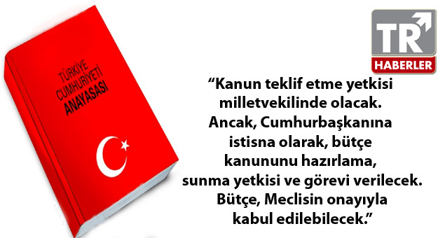 Anayasa değişikliği Meclis’e sunuldu! İşte o maddeler… - Sayfa 1