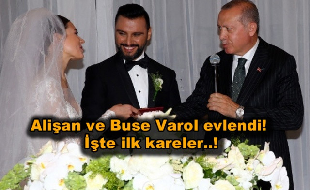 Alişan ve Buse Varol evlendi! İşte ilk kareler..! - Sayfa 1