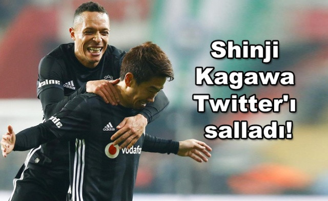 Beşiktaş'ın yeni transfer Shinji Kagawa Twitter'ı salladı!