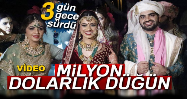 Antalya'da 1 milyon dolarlık Hint düğünü video izle - Sayfa 1