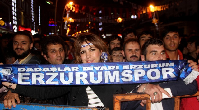 Erzurumspor’a muhteşem karşılama - Sayfa 1