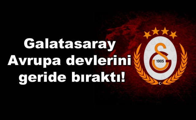 Galatasaray Avrupa devlerini geride bıraktı! - Sayfa 1