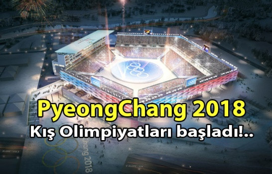 Kış olimpiyatları (PyeongChang 2018) açılış seramonisinden muhteşem kareler...