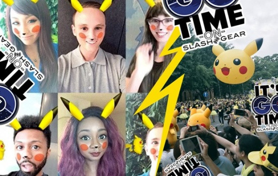 Snapchat'te yeni dönem Pokemon