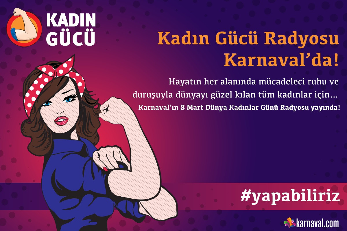 Kadınlara özel radyo yayında