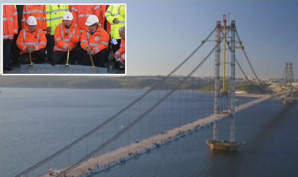 Körfez Geçiş Köprüsü’nün son vidasını Erdoğan sıktı