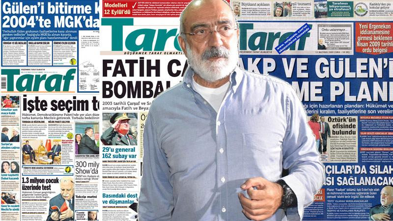 Taraf Gazetesi'ndeki o manşetler Ahmet Altan'ın peşini bırakmadı!