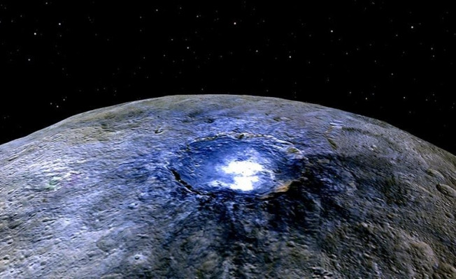 Cüce Gezegen Ceres'te yeni gölgeli buzullar keşfedildi