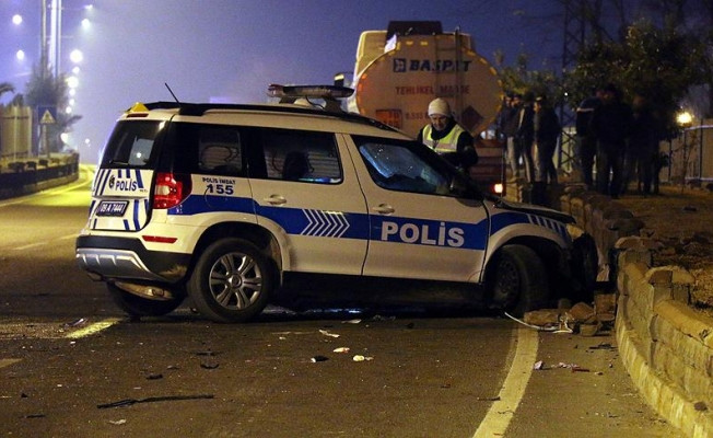 Aydın'da polis aracı kaza yaptı: 2 şehit