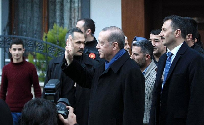 Cumhurbaşkanı Erdoğan'dan Mehmet Yaman'ın ailesine ziyaret