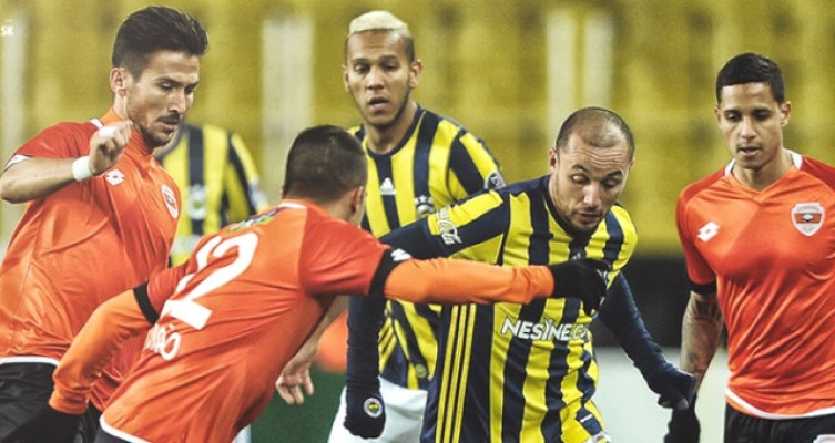 Fenerbahçe Adanaspor'la 2-2 berabere kaldı