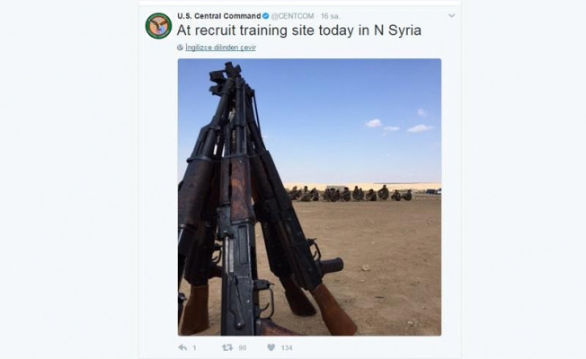 CENTOM, Kobani fotoğraflarını, Twitter'dan yayınladı