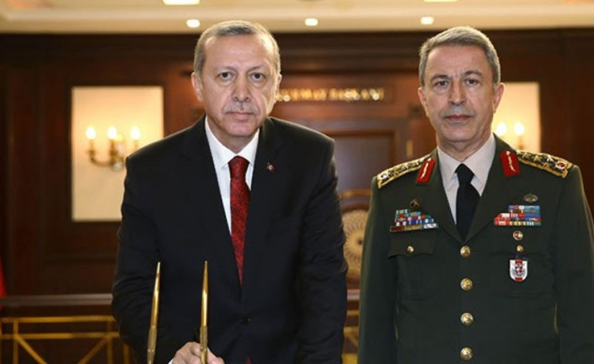Cumhurbaşkanı Erdoğan ve Orgeneral Akar görüşmesi sona erdi