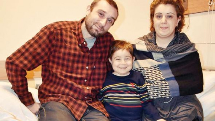 Gürcü aile 9 yaşındaki çocuklarına tekrar hayat verdi