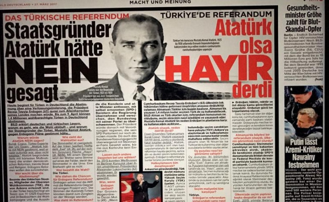 Bild gazetesinden 'Atatürk'lü hayır kampanyası'
