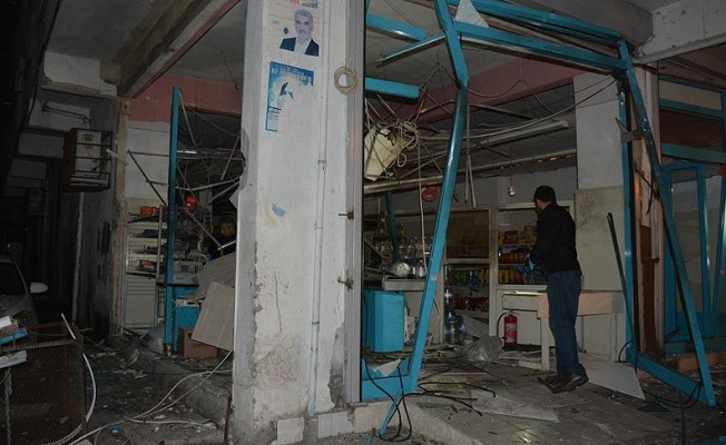 Diyarbakır'da markete el yapımı patlayıcıyla saldırı