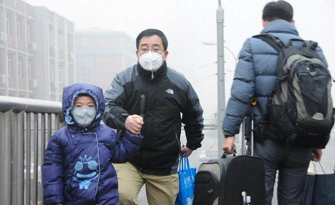 Çin'de hava kirliliği nedeniyle turuncu alarm verildi
