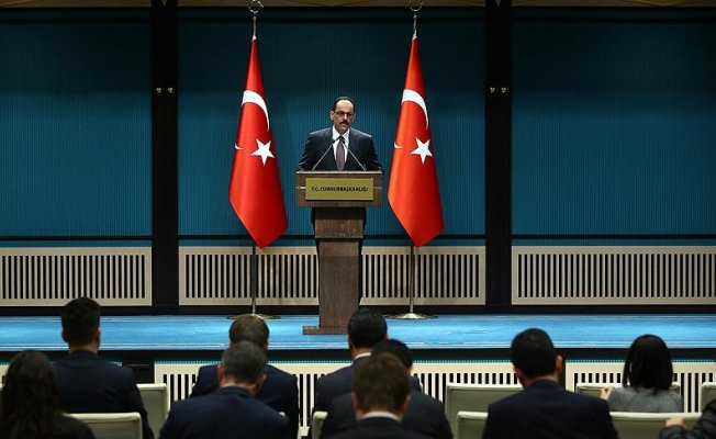 Cumhurbaşkanlığı Sözcüsü Kalın: 'Erdoğan aleyhtarı söylemlerin sıradanlaşmasına izin vermeyeceğiz'