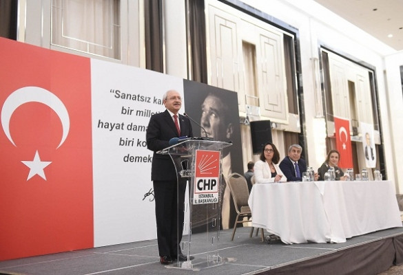 Kılıçdaroğlu, sanatçılarla bir araya geldi