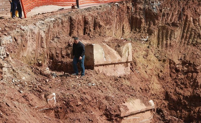 Kocaeli'de Roma dönemine ait lahit mezarlar bulundu