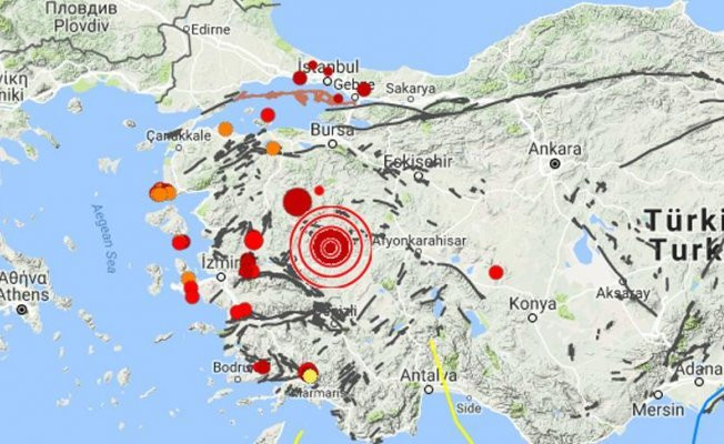 Manisa Selendi'de 4,9 büyüklüğünde deprem