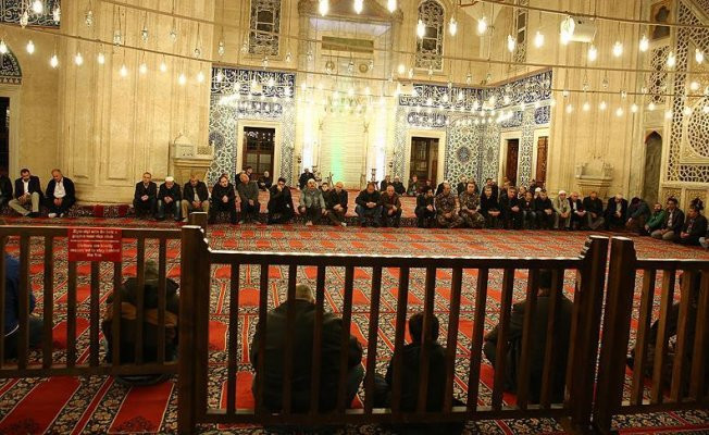 Selimiye Camisi'nde şehitler için mevlit okutuldu