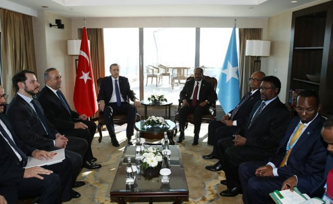 Somali Cumhurbaşkanı Ankara'da Erdoğan'la görüştü