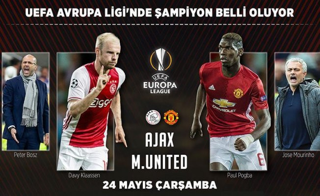 Ajax ile Manchester United UEFA Avrupa Ligi Kupası için karşılaşacaklar