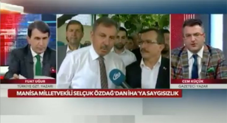 AK Parti'li vekilden İHA muhabirine şok tepki : Sizin paranızı biz veriyoruz - video izle