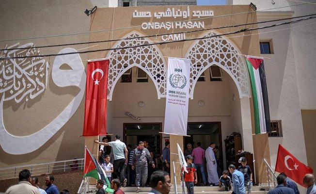Gazze'de 'Onbaşı Hasan Camisi' açıldı