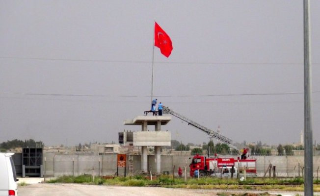 Sınırındaki Türk bayrağının yeri değişti