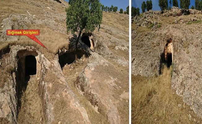 PKK'nın kullandığı mağarada takım elbise bulundu