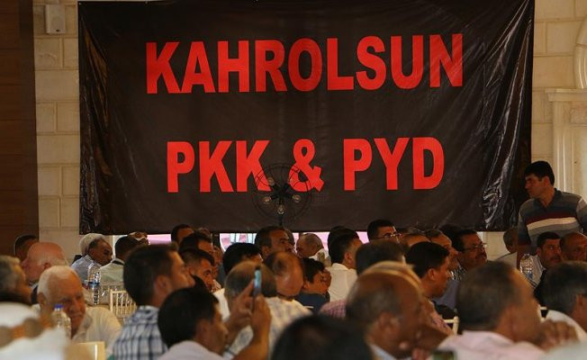 Şanlıurfalı Arap aşiretler PYD/PKK'ya tepki için toplandı