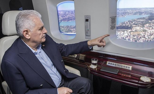 Başbakan Yıldırım 3. Havalimanı inşaatını inceledi