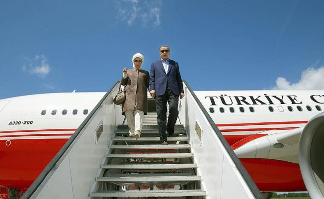 Cumhurbaşkanı Erdoğan Almanya'ya geldi