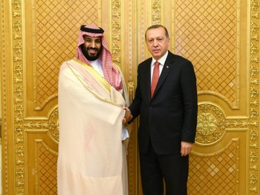 Cumhurbaşkanı Erdoğan, Suudi Arabistan Veliaht Prensi Muhammed'i Kabul Etti