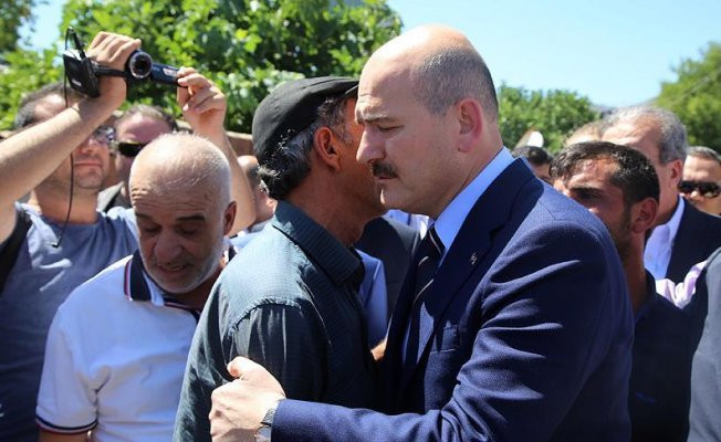 Süleyman Soylu'nun hüzünlü ziyareti