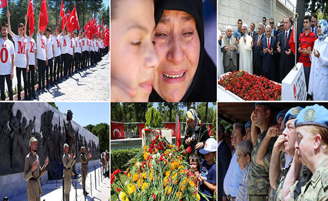 Türkiye '15 Temmuz Şehitleri'ni anıyor