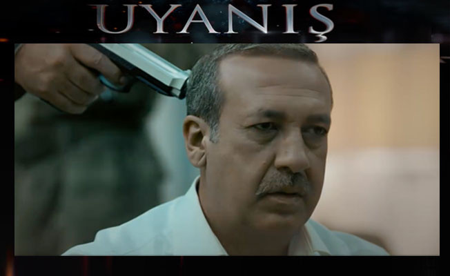 Uyanış filmide büyük rezalet! Erdoğan'ın başına silah dayadılar! video izle