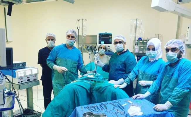 Batman’da laparoskopi yöntemi ile rahim alma ameliyatı yapıldı
