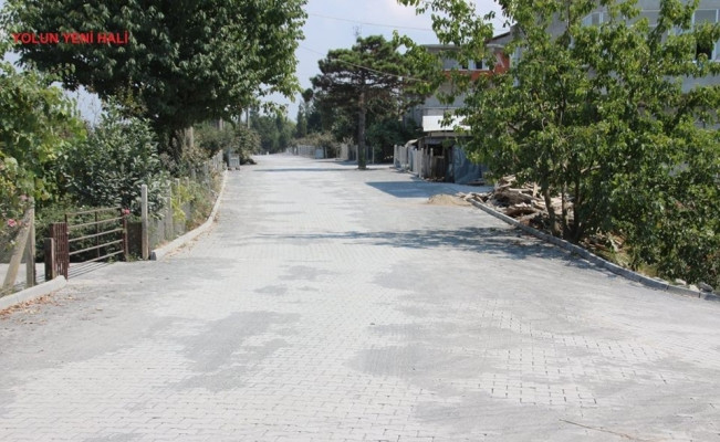 Çetin Aydoğan caddesi yenilendi