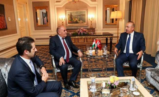 Dışişleri Bakanı Çavuşoğlu, IKBY Başbakan Yardımcısı Talabani ile görüştü