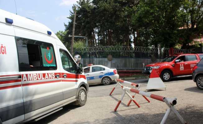 Erzurum’da askeri karargahta çıkan yangın paniğe yol açtı