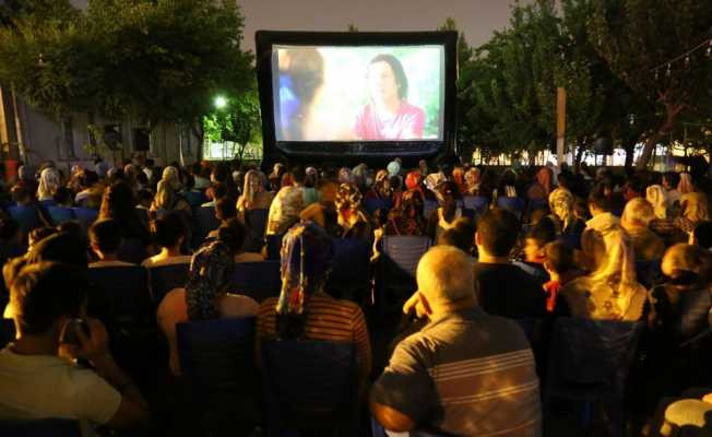 Açık hava sinema etkinliklerinin sezon finali yapıldı