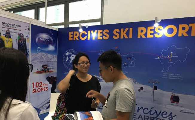 Erciyes, Çinde düzenlenen Dünya Kış Sporları Fuarı’nda görücüye çıktı