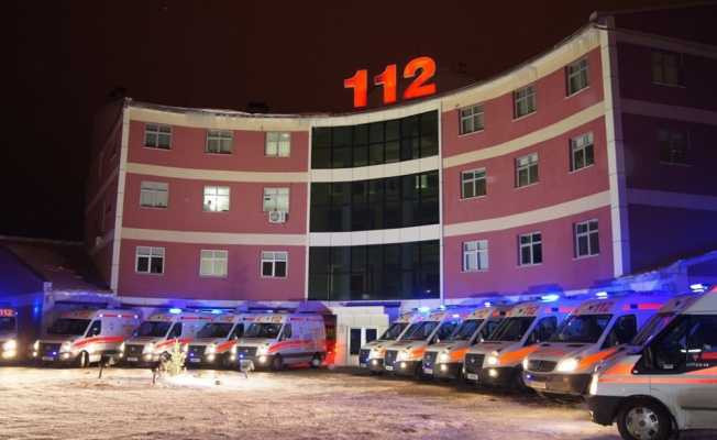 Erzurum 112 acil sağlık ekipleri şifa dağıtıyor