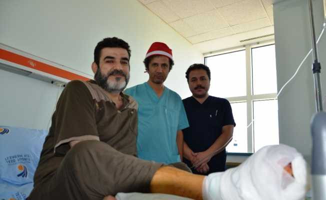 Iraklı hastanın ayağı, kök hücre ile kesilmekten kurtarıldı