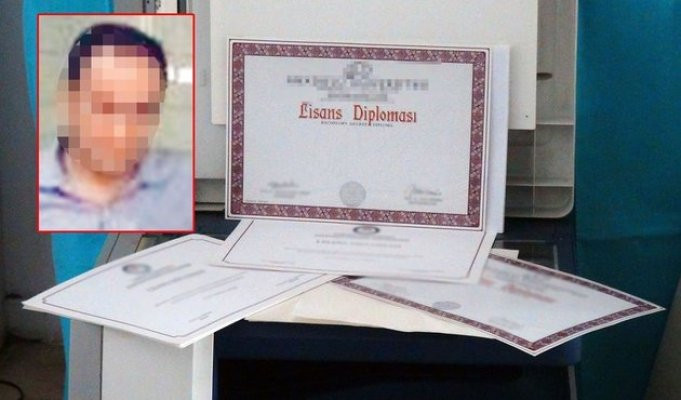Bilgisayarda ürettiği sahte diplomayla 19 yıl öğretmenlik yaptı