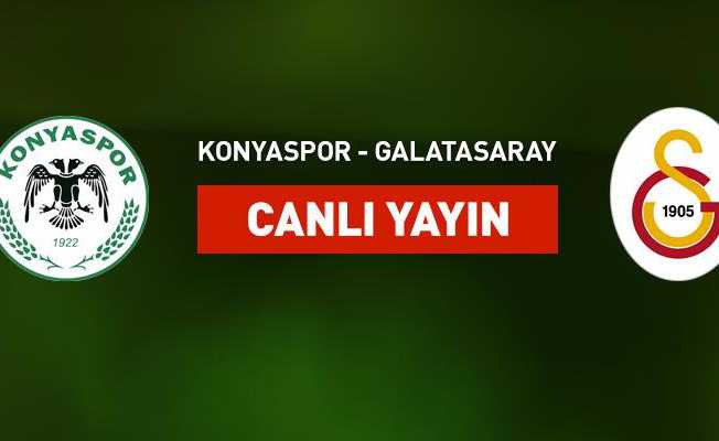 Konyaspor-Galatasaray maçı CANLI YAYIN